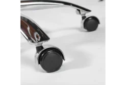 Sawtelle Faux Leather Cognac Low Back Armless Office Chair -Furniluxe 304204 orange leather office chair detail 50