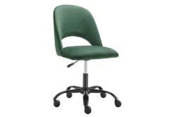 Superba Olive Green Office Chair With Black Base -Furniluxe 304211 green fabric office chair detail 45
