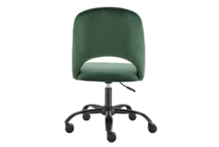 Superba Olive Green Office Chair With Black Base -Furniluxe 304211 green fabric office chair detail 48