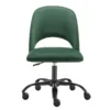 Superba Olive Green Office Chair With Black Base -Furniluxe 304211 green fabric office chair signature 01