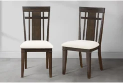 Maynard Dark Brown Dining Chair Set Of 2 -Furniluxe 304366 brown wood dining chair room 86