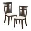 Maynard Dark Brown Dining Chair Set Of 2 -Furniluxe 304366 brown wood dining chair signature 01