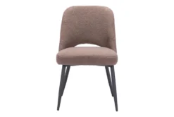 Modern Brown Dining Chair Set Of 2 14 Modern Brown Dining Chair Set Of 2 -Furniluxe 304479 brown metal dining chair detail 45