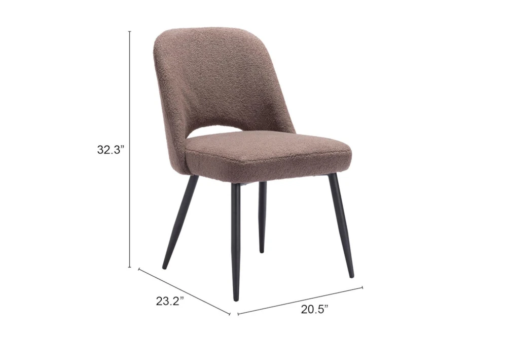 Modern Brown Dining Chair Set Of 2 12 Modern Brown Dining Chair Set Of 2 - Image 10