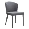 Marry Grey Velvet Dining Chair -Furniluxe 304624 grey fabric dining chair signature 01