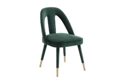 Terra Forest Green Velvet Dining Chair