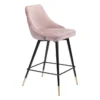 Piccol Pink Counter Stool 2 Piccol Pink Counter Stool -Furniluxe 304817 metal signature 01