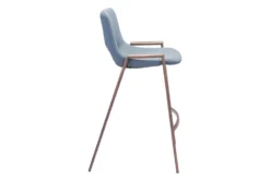 Desiree Grey Counter Stool Set Of 2 -Furniluxe 304833 metal detail 44