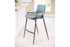 Desiree Grey Counter Stool Set Of 2 -Furniluxe 304833 metal room 85