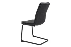 Industrial Black Dining Chair Set Of 2 -Furniluxe 304853 metal detail 46