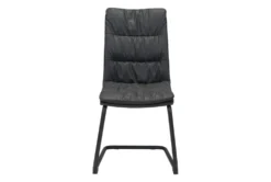 Industrial Black Dining Chair Set Of 2 -Furniluxe 304853 metal detail 50