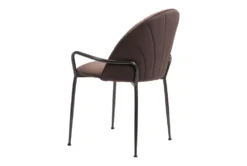 Kevin Dark Brown Dining Chair -Furniluxe 304858 metal detail 45