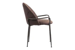 Kevin Dark Brown Dining Chair -Furniluxe 304858 metal detail 46
