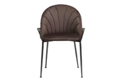 Kevin Dark Brown Dining Chair -Furniluxe 304858 metal detail 51