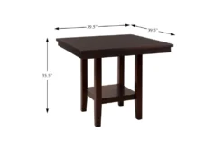 Sedley Espresso 40" Counter Height Table 8 Sedley Espresso 40" Counter Height Table -Furniluxe 304899 wood detail 44