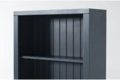 Westlawn Blue 72" Bookcase -Furniluxe 304930 blue wood bookcase detail 44