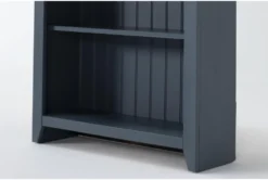 Westlawn Blue 72" Bookcase -Furniluxe 304930 blue wood bookcase detail 45