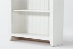 Westlawn White 84" Bookcase -Furniluxe 304935 white wood bookcase detail 44