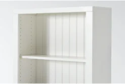 Westlawn White 84" Bookcase -Furniluxe 304935 white wood bookcase detail 45