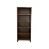 Prestwick Elm 80" Bookcase -Furniluxe 305255 brown wood bookcase signature 01