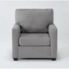 Aramis Vintage Chair -Furniluxe 305974 grey fabric chair signature 01