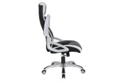 Ozzy Black With White Gaming Chair -Furniluxe 306036 detail 45