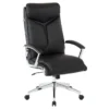 Sweeney Black Executive Faux Leather High Back Office Chair -Furniluxe 306077 signature 01