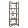 Mcloughlin 27.5" Bookcase Pier -Furniluxe 306157 grey wood pier signature 01