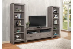 Ellsworth 24" Bookcase Pier -Furniluxe 306166 grey wood pier room 85