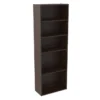 Kentridge Warm Brown 71" Bookcase -Furniluxe 306227 brown multi media bookcase signature 03