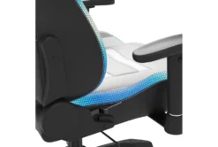 Alderton White & Gray Gaming Chair With Led Lighting 15 Alderton White & Gray Gaming Chair With Led Lighting -Furniluxe 306253 white multi media gaming chair detail 45