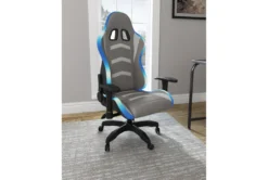Alderton White & Gray Gaming Chair With Led Lighting 19 Alderton White & Gray Gaming Chair With Led Lighting -Furniluxe 306253 white multi media gaming chair room 85