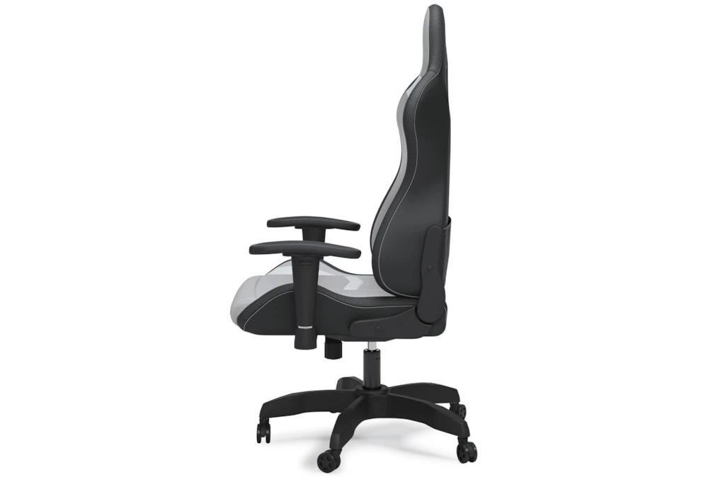 Alderton White & Gray Gaming Chair With Led Lighting 5 Alderton White & Gray Gaming Chair With Led Lighting - Image 3