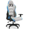 Alderton White & Gray Gaming Chair With Led Lighting -Furniluxe 306253 white multi media gaming chair signature 01