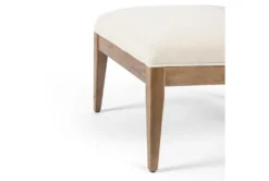 Solid Beech + Cane Back Accent Chair -Furniluxe 306923 beige polyester accent chair detail 46