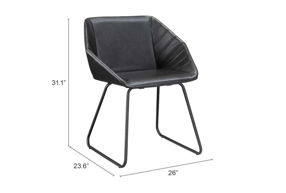 Claire Black Dining Chair Set Of 2 12 Claire Black Dining Chair Set Of 2 - Image 10