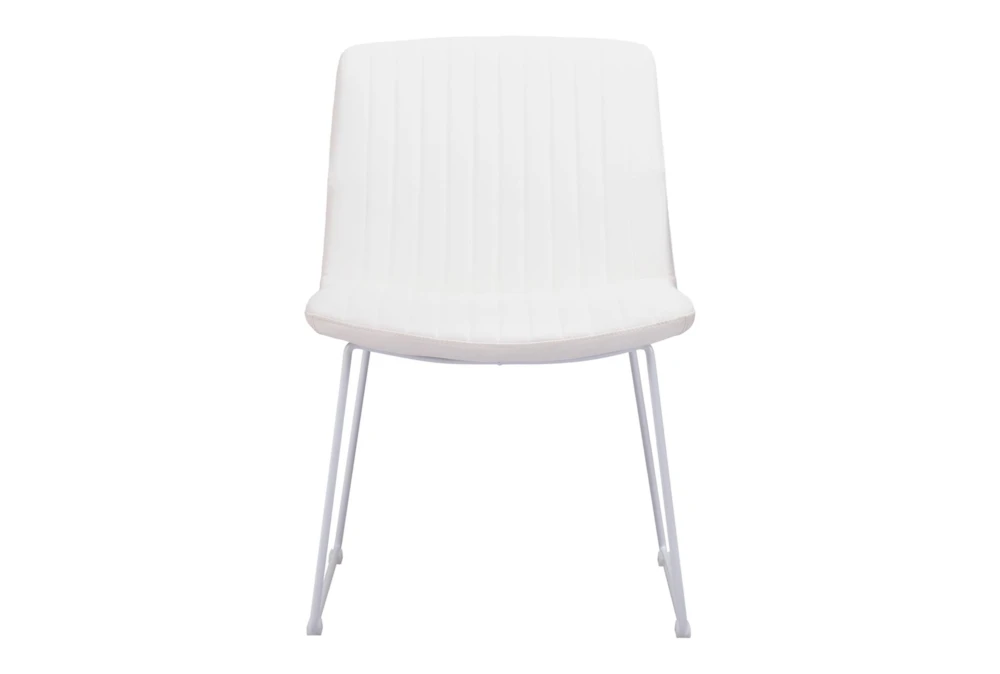 Adeo White Dining Chair Set Of 2 5 Adeo White Dining Chair Set Of 2 - Image 3