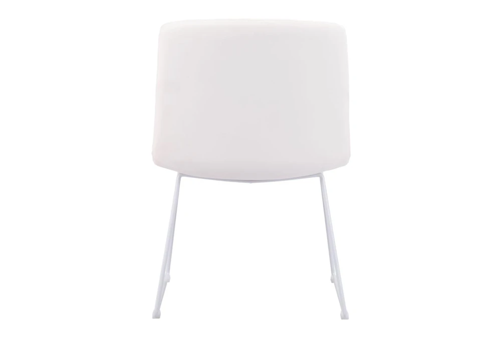 Adeo White Dining Chair Set Of 2 6 Adeo White Dining Chair Set Of 2 - Image 4