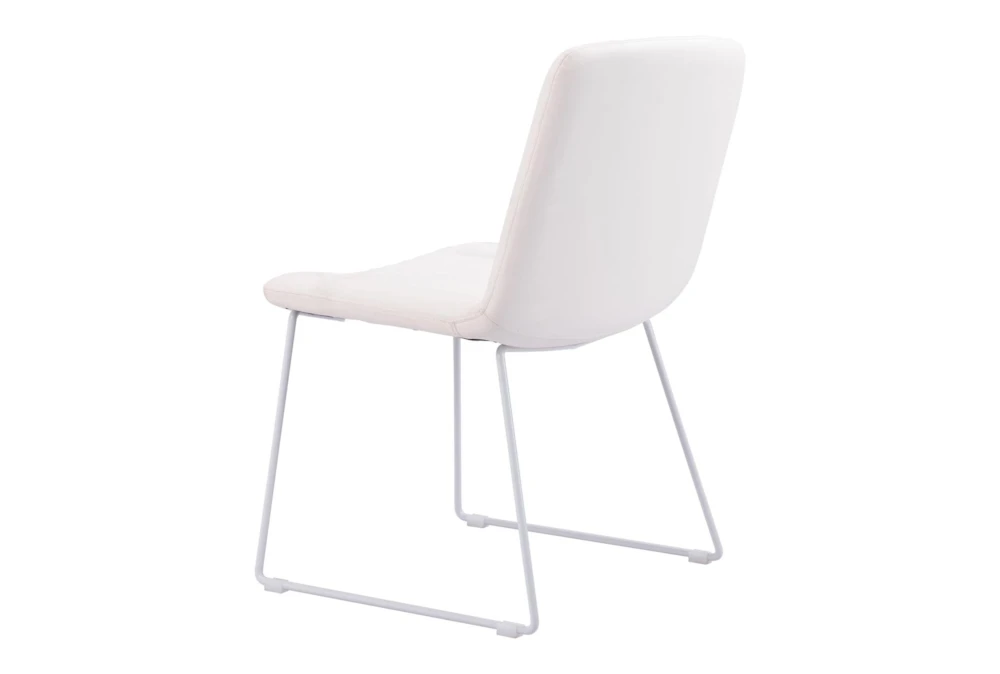 Adeo White Dining Chair Set Of 2 7 Adeo White Dining Chair Set Of 2 - Image 5