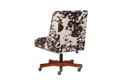 Callippe Brown Cowprint Office Chair -Furniluxe 307706 brown polyester office chair detail 45