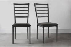 Erwin Ladder Back Dining Chair -Furniluxe 307979 black metal dining chair room 86