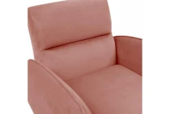 Mae Salmon Velvet Accent Chair -Furniluxe 308142 pink fabric accent chair detail 44