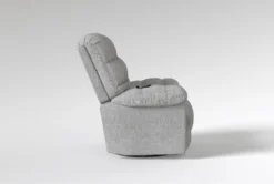 Hawthorne Power Swivel Glider Recliner -Furniluxe 310520 none polyester swivel glider recliner side 19