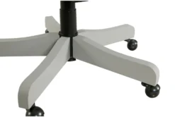 Seybert Grey Upholstered Desk Chair -Furniluxe 310644 grey polyester office chair detail 45