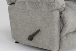 Hawthorne Rocker Recliner -Furniluxe 310701 grey hawthorne recliner detail 40
