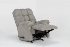 Hawthorne Rocker Recliner -Furniluxe 310701 grey hawthorne recliner side 30