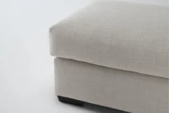 Muirfield 52" Chair/Ottoman Set -Furniluxe 311500 natural fabric chair and ottoman set detail 45