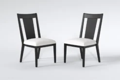 Palladium Wood Back Side Chair Set Of 2