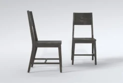 Titan Dining Side Chair Set Of 2 -Furniluxe 312778 grey concrete laminate dining chair side 19