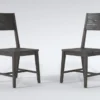 Titan Dining Side Chair Set Of 2 -Furniluxe 312778 grey concrete laminate dining chair signature 01